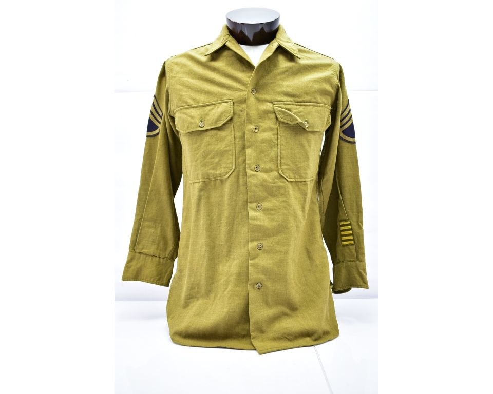 WWII U.S. Army, Staff Sergeant's, Wool Uniform Shirt